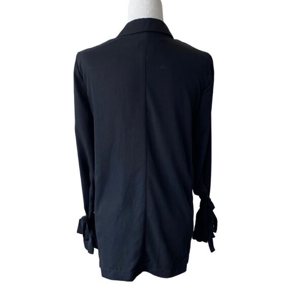 14th & Union Black Open Front Jacket Lightweight SZ M - Picture 2 of 12